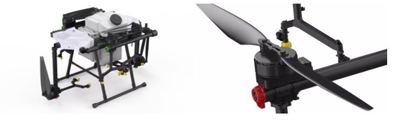 정밀 30kg TPU 농업 드론 농장 작물 스프레이어 Uav 작업 흐름 5L/분*1