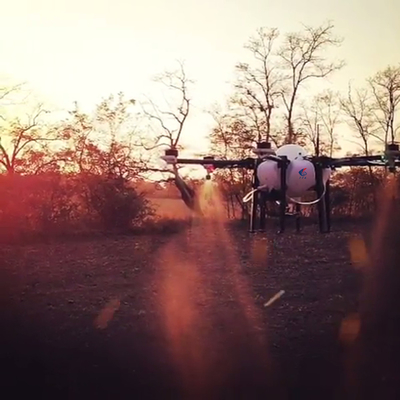 TTA 10L Dcu 및 자동 프로그램 UAV 작물 필드 스프레이링 드론 스프레이어